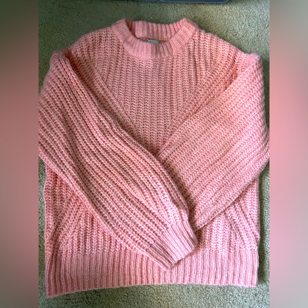 A new day pink sweater